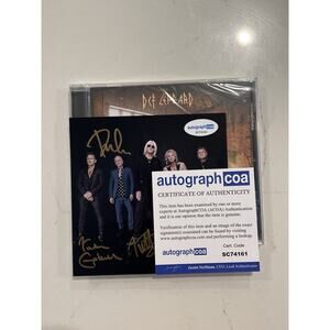 Def Leppard SIGNED Drastic Symphonies CD Autographed ACOA Authenticated #11